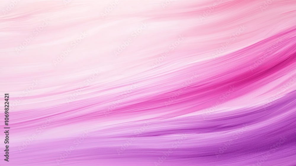Fototapeta premium Soft Flowing Abstract Waves in Shades of Pink and Purple