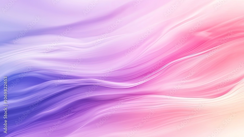 Soft Pastel Waves Creating a Serene and Dreamy Atmosphere Soft Pastel Waves Creating a Serene and Dreamy Atmosphere