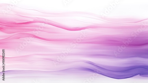 Soft Flowing Abstract Waves in Shades of Pink and Purple