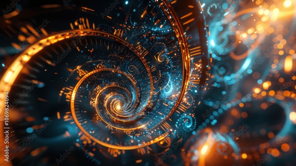 Spiral of Time: A Visual Representation of the Infinite Loop Spiral of Time: A Visual Representation of the Infinite Loop
