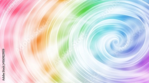 Vibrant Rainbow Swirl Background Design