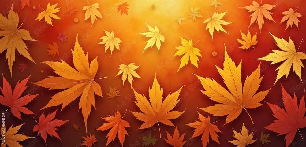 A vibrant autumn scene featuring falling leaves in shades of orange and yellow, perfect for seasonal designs, nature themes, and backgrounds. A vibrant autumn scene featuring falling leaves in shades of orange and yellow, perfect for seasonal designs, nature themes, and backgrounds.