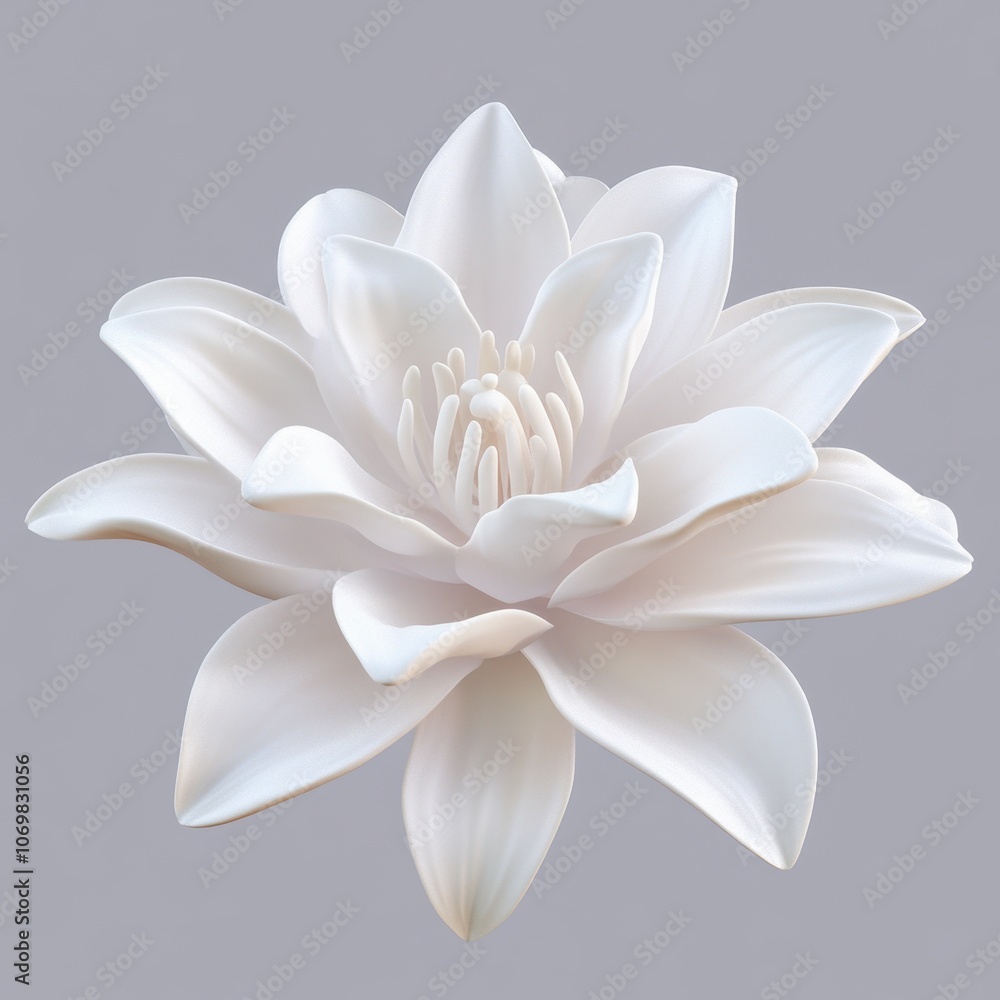 Ethereal Beauty: Captivating White Lotus Flower Ethereal Beauty: Captivating White Lotus Flower
