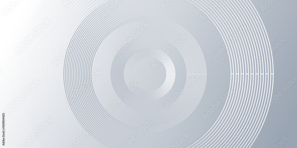 Blue and White background with gradient circles. abstract digital future technology concept background. Modern shiny blue circle lines pattern. Futuristic banner, brochure, Wallpaper template vector. Blue and White background with gradient circles. abstract digital future technology concept background. Modern shiny blue circle lines pattern. Futuristic banner, brochure, Wallpaper template vector.