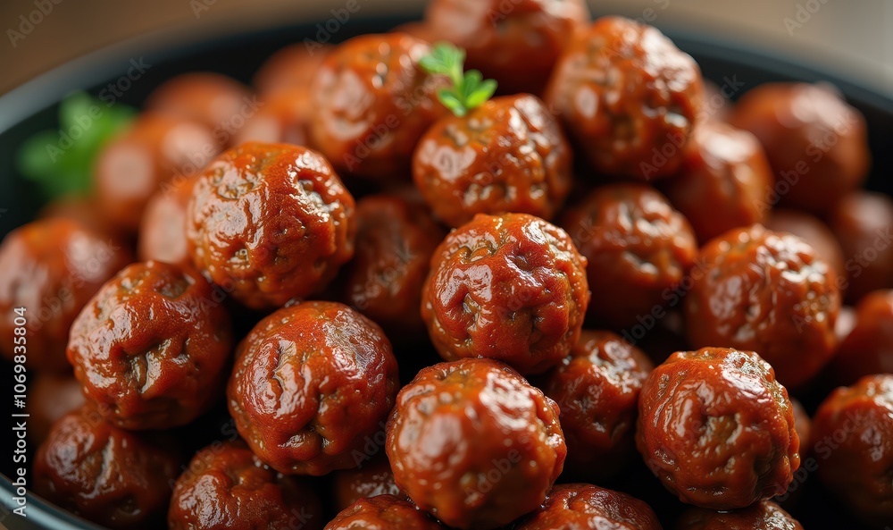 Juicy, savory meatballs coated in a rich sauce, perfect for culinary presentations, recipes, or food-related projects. Juicy, savory meatballs coated in a rich sauce, perfect for culinary presentations, recipes, or food-related projects.