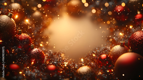 A Golden Christmas: Festive Elegance for Social Media