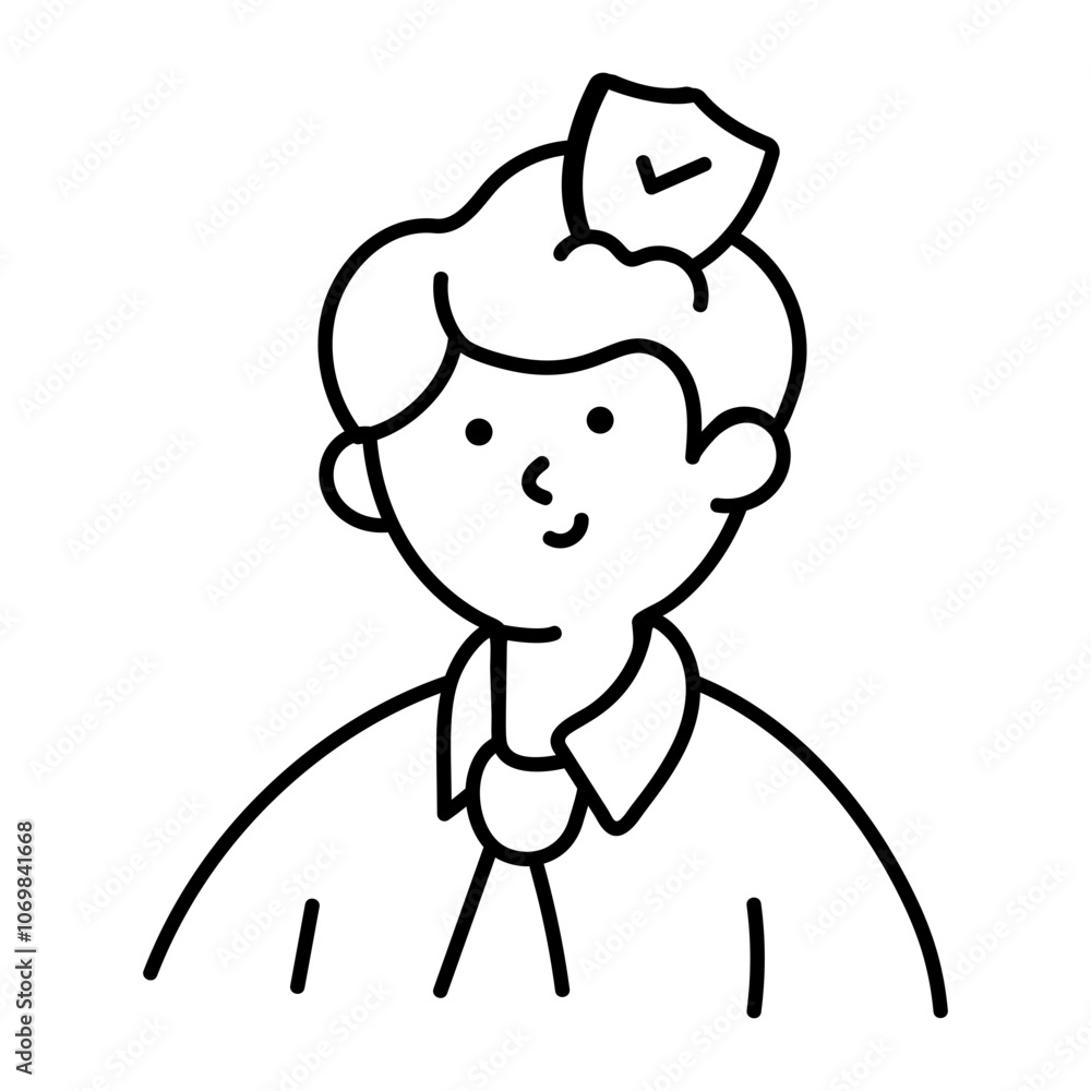 A doodle icon of an insurance advisor
A doodle icon of an insurance advisor