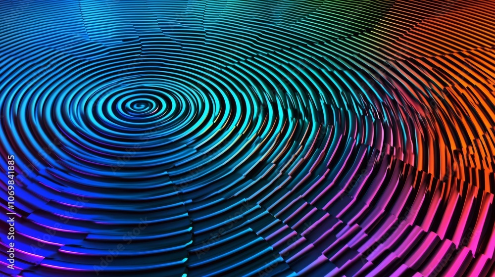 Vibrant Circular Gradient Background Design Vibrant Circular Gradient Background Design