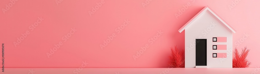 3D rendering of a digital loan application interface displaying property value 3D rendering of a digital loan application interface displaying property value