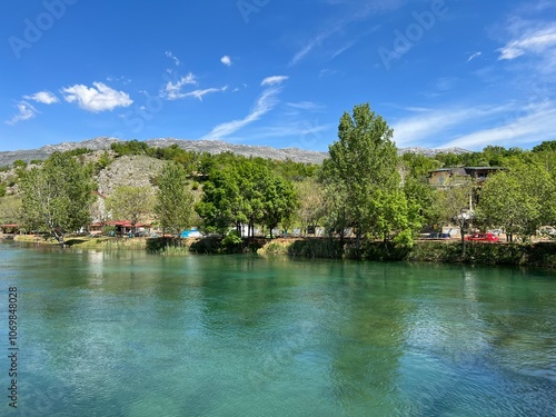 River Zrmanja near Berberov buk waterfall, Muskovci (Velebit Nature Park, Croatia) - Rijeka Zrmanja kod slapa Berberov buk, Muškovci (Park prirode Velebit, Hrvatska) photo