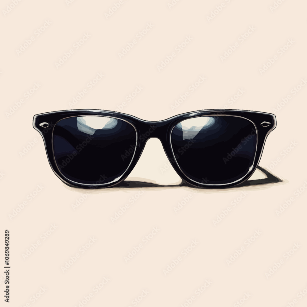Sunglasses isolated on a white background. Vector Illustration. Sunglasses isolated on a white background. Vector Illustration.