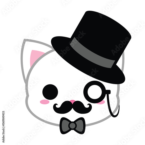 Cute Gentleman Cat