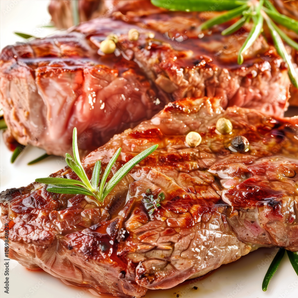 Obraz premium Meat steaks close-up 