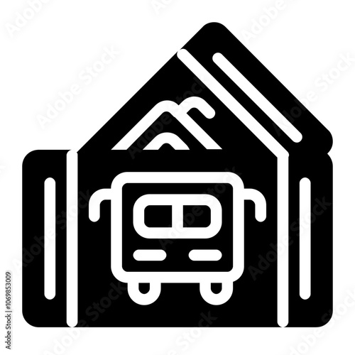 Bus Tickets Solid Icon