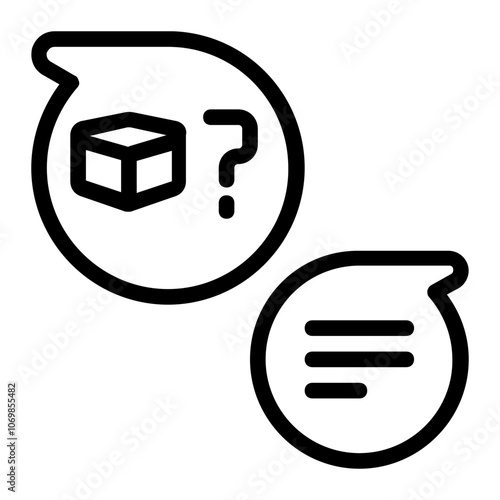 Feedback Speech Bubble Line Icon