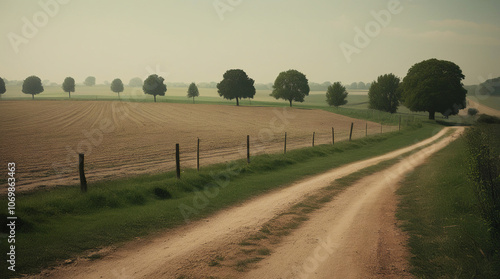 At the Village's Edge: Tranquil Countryside photo