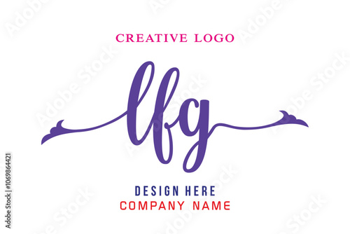 LF  lettering logo is simple, easy to understand and authoritative