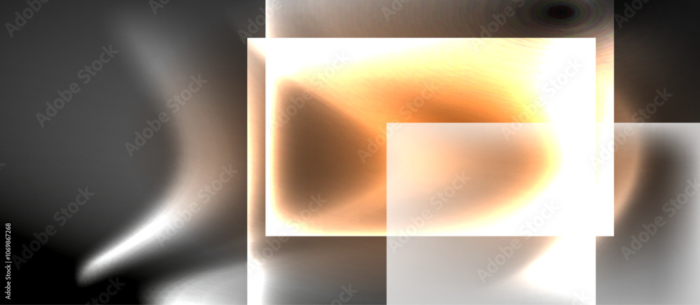Dark neon colors with glass square shapes Dark neon colors with glass square shapes