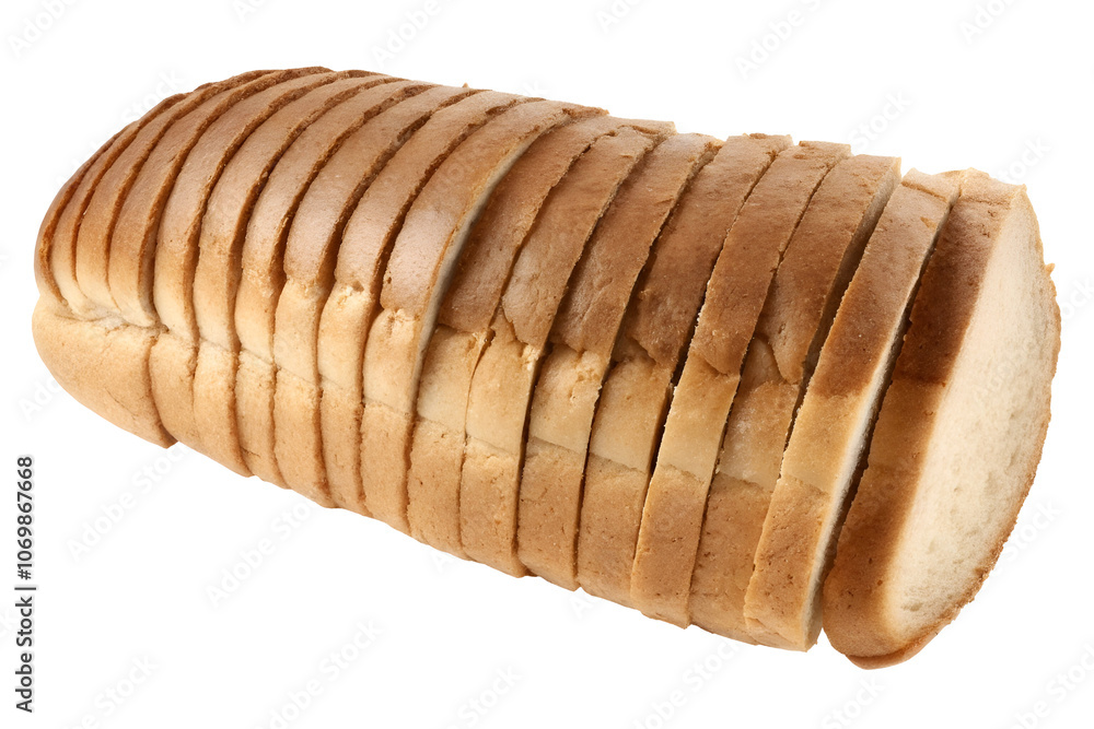 bread with slices isolated on transparent background bread with slices isolated on transparent background