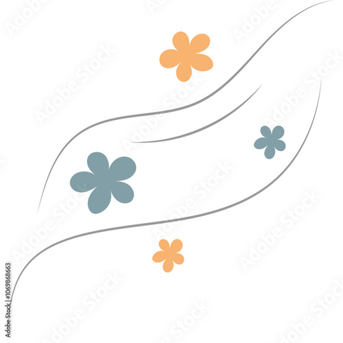 Spring Flower with Wind