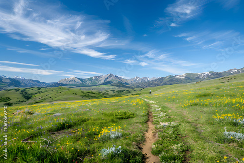 The Enthralling Beauty of Lyell Park: A Hiker's Haven Basking in Serene Natural Grandeur photo