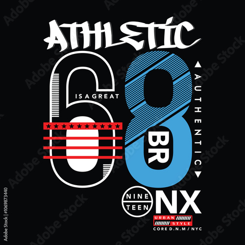 urban bronx authentic slogan, graphic tee typography design, trendy apparel print, illustration vector art