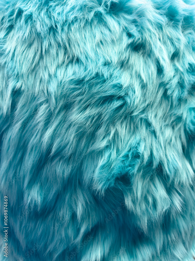 A close up of a blue fur texture with a blue background A close up of a blue fur texture with a blue background
