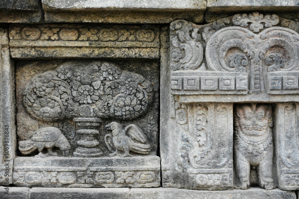 プランバナン寺院の装飾 プランバナン寺院の装飾