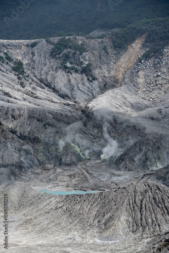 Tangkuban Perahu Volcano, Kawah Ratu (Queen Crater). Bandung, West Java