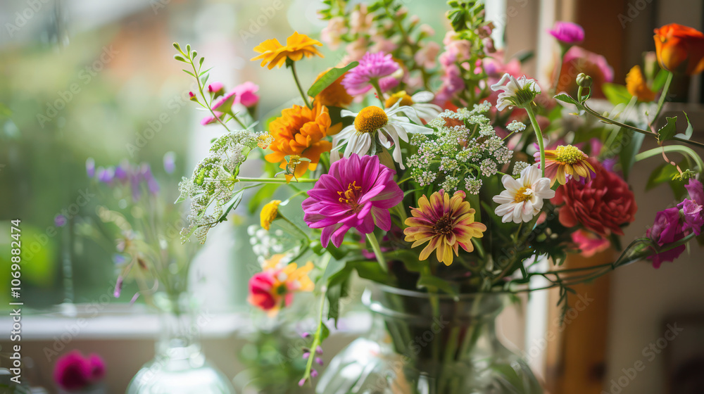 custom made wallpaper toronto digitalA vibrant bouquet of colorful flowers brings joy and beauty to any space