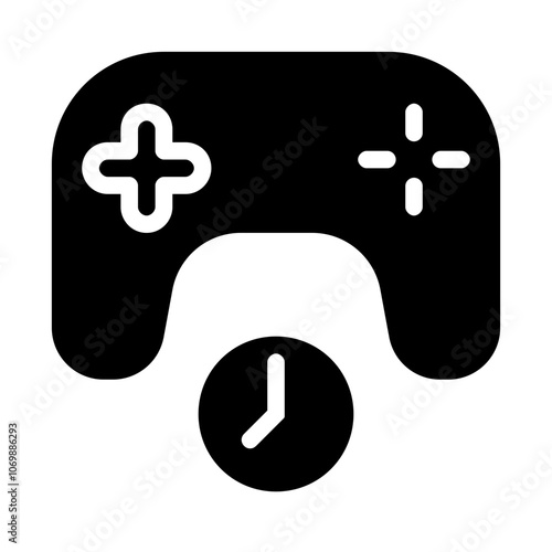 Play Deadline Solid Icon