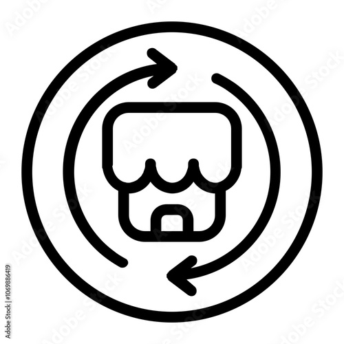 Process Line Icon