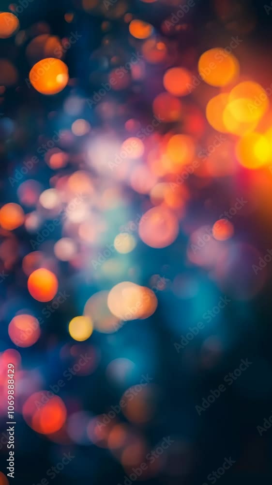 Colorful bokeh lights abstract background, festive and dreamy ambiance concept Colorful bokeh lights abstract background, festive and dreamy ambiance concept