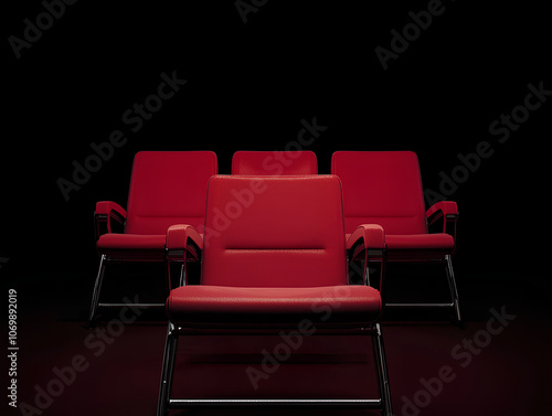 Red cinema chair