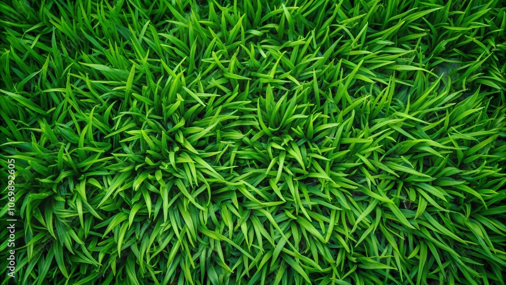Close up grass top view Close up grass top view