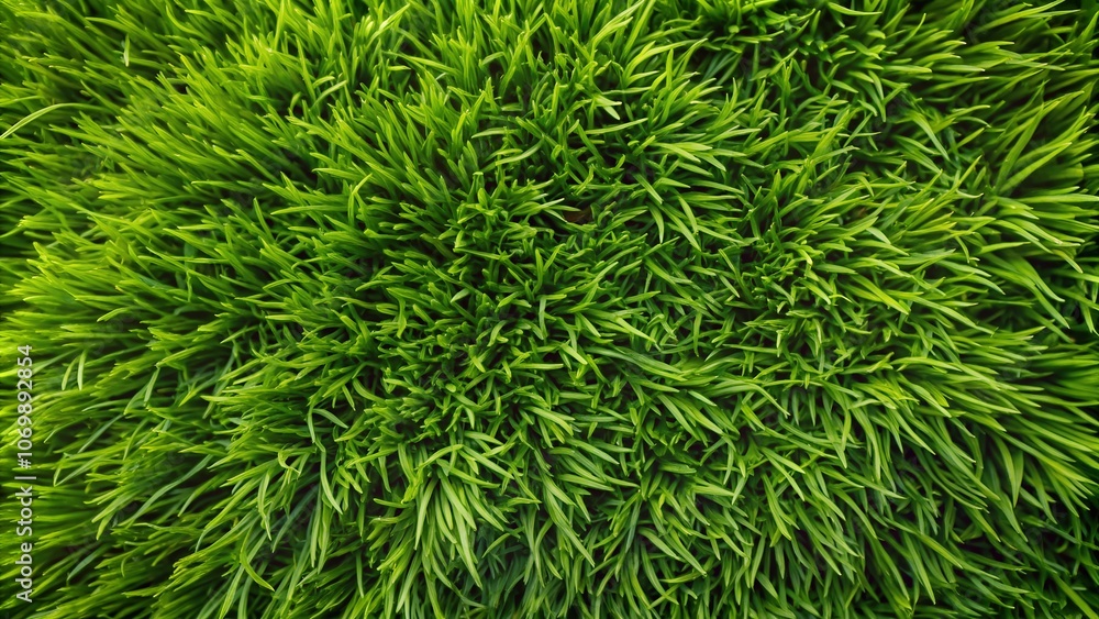 Close up grass top view Close up grass top view
