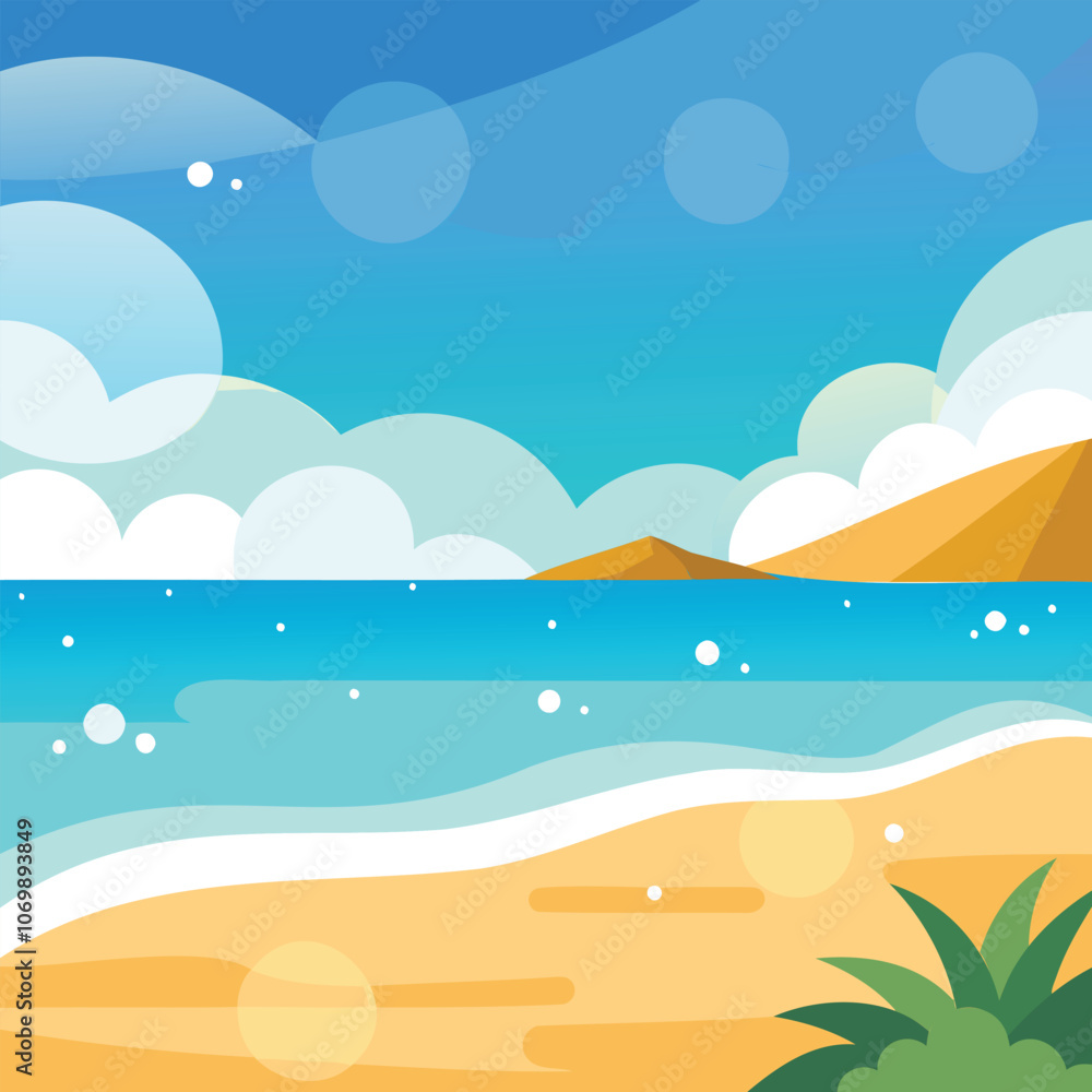 seashore background with dreamy bokeh effect and ocean waves
seashore background with dreamy bokeh effect and ocean waves