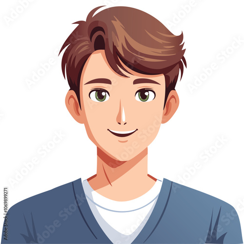 Portrait of handsome man smiling
