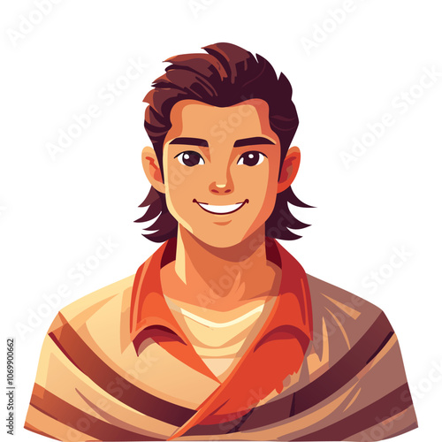Portrait of handsome man smiling