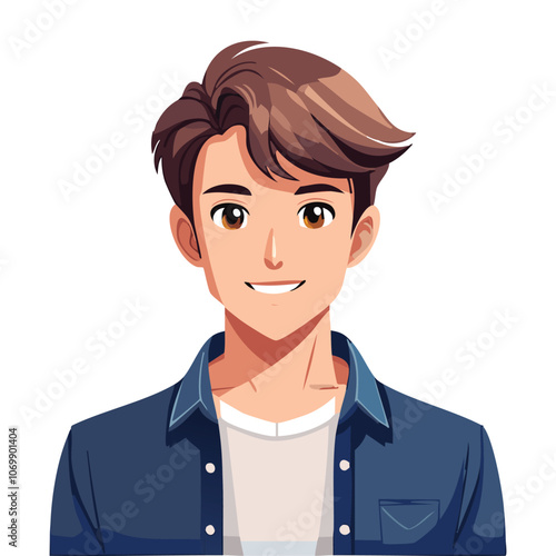 Portrait of handsome man smiling