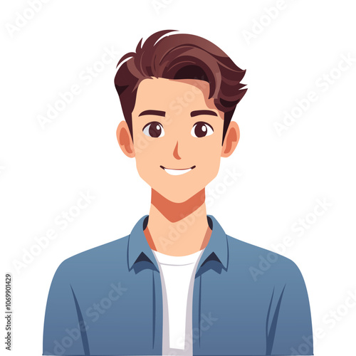 Portrait of handsome man smiling