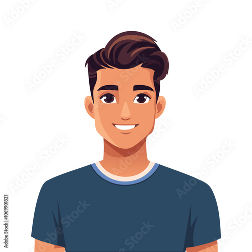 Portrait of handsome man smiling