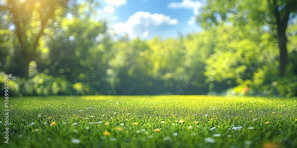 Obraz premium Beautiful Spring Nature with Blurred Background