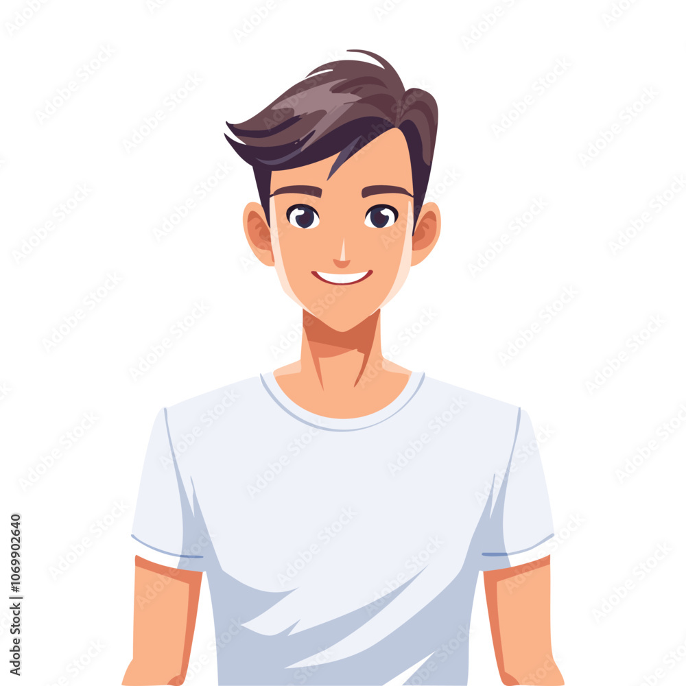 Portrait of handsome man smiling Portrait of handsome man smiling