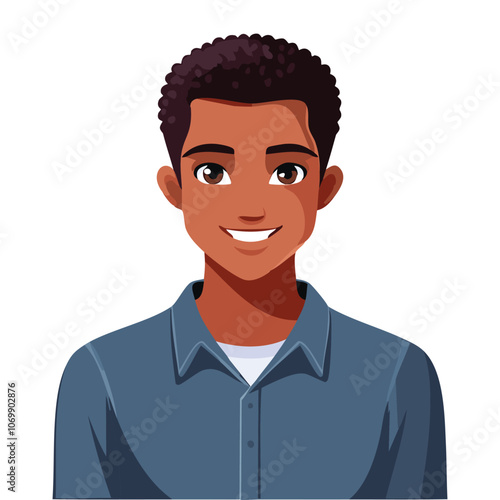 Portrait of handsome man smiling