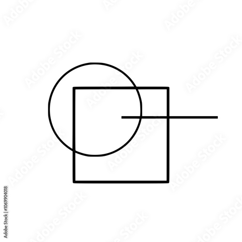 Abstract Geometric Icon