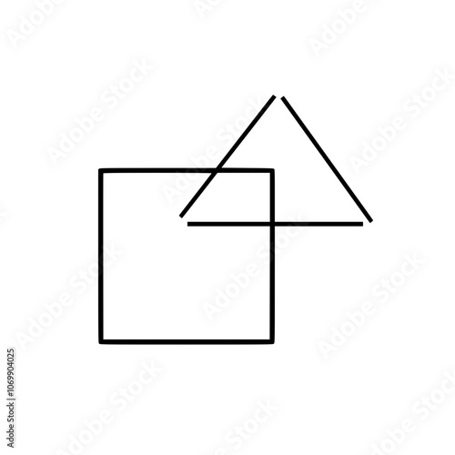 Abstract Geometric Icon
