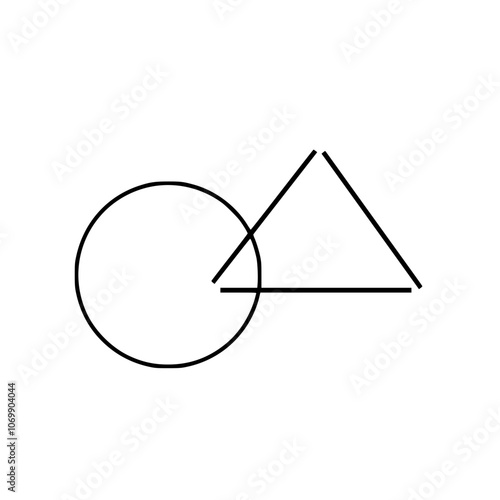 Abstract Geometric Icon