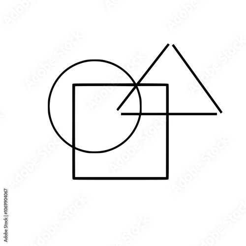 Abstract Geometric Icon