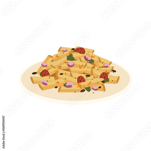 Pasta Vector Illustration - 08